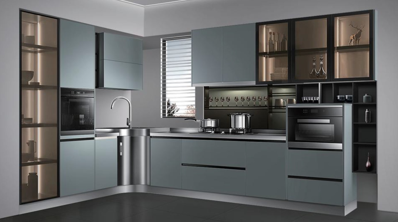 Aluminium honeycomb kitchen design